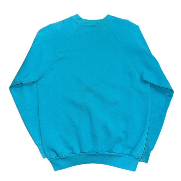 Nike Air 90s Vintage Teal Single Stitch Logo Crewneck Sweater - Picture 2 of 6